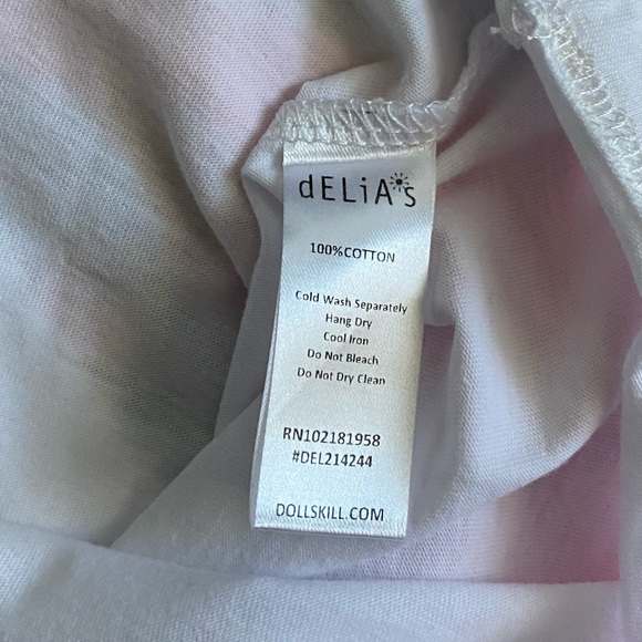 Delia’s by DollsKill | NWT’s cyber Y2K grunge punk skater baby T shirt - Picture 5 of 5